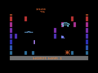 Worm War I screenshot 4 for Atari 2600